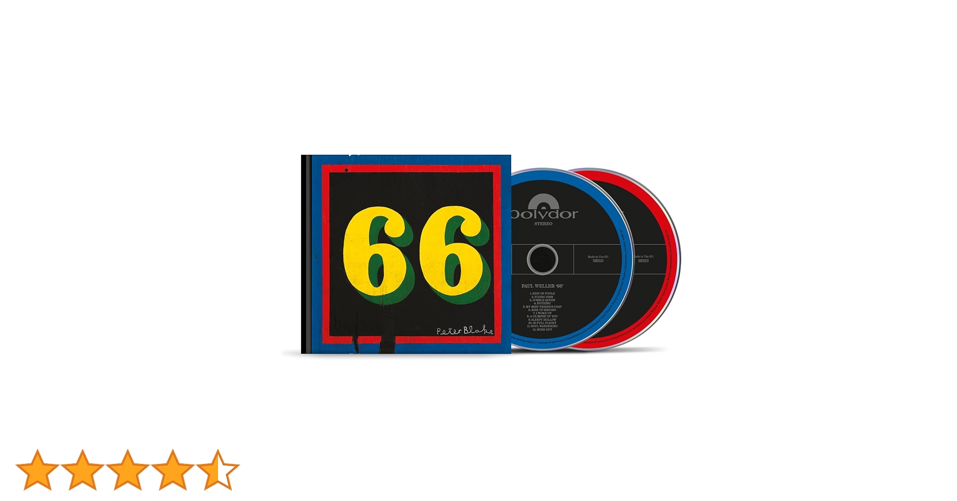 レア　ポールウェラー　直筆サインCD Paul Weller the jam Amazon.co.jp: 66 (SHM-CD) - ポール・ウェラー: ミュージック